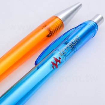 廣告筆-彩色半透單色原子筆-五款筆桿可選禮品-工廠客製化印刷贈品筆_3