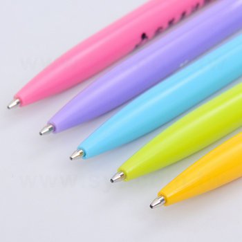 廣告筆-粉彩單色原子筆-五款筆桿可選禮品-採購客製印刷贈品筆_5