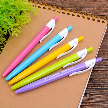 廣告筆-粉彩單色原子筆-五款筆桿可選禮品-採購客製印刷贈品筆_9