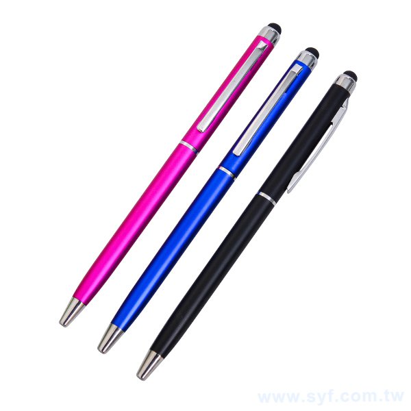 觸控筆-電容禮品多功能單色廣告筆-半金屬手機觸控原子筆-採購訂製贈品筆_1