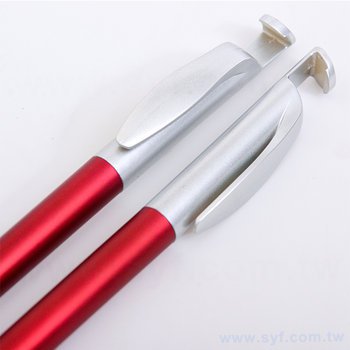 追劇神器觸控筆-旋轉式廣告筆-手機架觸控兩用原子筆-採購訂製贈品筆_2