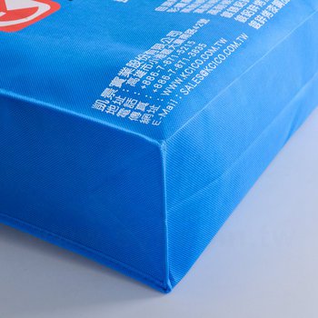 不織布手提立體袋-厚度100G-尺寸W38xH38xD13cm-雙面四色可客製化印刷_2