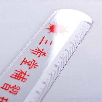 15cm廣告尺-透明塑膠材質廣告尺-可客製化印刷加印LOGO-畢業禮物首選_7