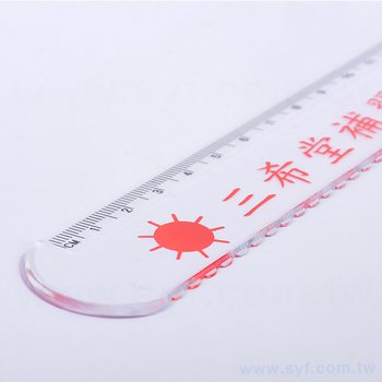 15cm廣告尺-透明塑膠材質廣告尺-可客製化印刷加印LOGO-畢業禮物首選_8