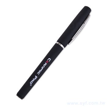 廣告筆-霧面半金屬防滑筆管禮品-單色中性筆-採購批發製作贈品筆_4