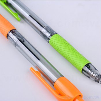 廣告筆-防滑彩色半透筆管禮品-四款筆桿可選禮品-採購訂製贈品筆_3