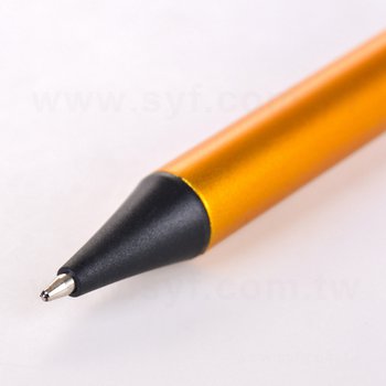 廣告筆-按壓式環保筆管推薦禮品單色原子筆-採購客製印刷贈品筆_1