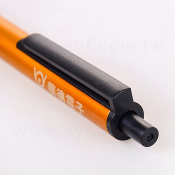 廣告筆-按壓式環保筆管推薦禮品單色原子筆-採購客製印刷贈品筆_3