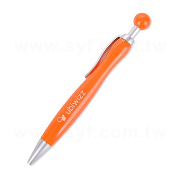 廣告筆-按鍵式造型筆-單色原子筆-工廠客製化印刷贈品筆_0