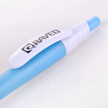廣告筆-按壓式環保筆管贈品筆-單色原子筆-採購客製印刷廣告筆_2