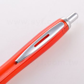 廣告筆-按壓式半透明筆管推薦禮品-單色原子筆-採購客製印刷贈品筆_2
