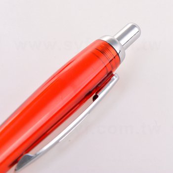廣告筆-按壓式半透明筆管推薦禮品-單色原子筆-採購客製印刷贈品筆_3
