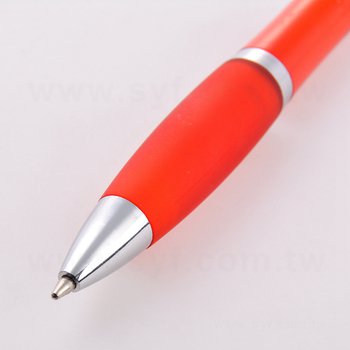 廣告筆-按壓式半透明筆管推薦禮品-單色原子筆-採購客製印刷贈品筆_1