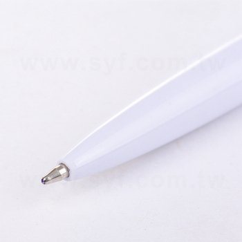 追劇神器廣告筆-按壓式白筆管推薦禮品-單色原子筆-採購客製印刷贈品筆_1