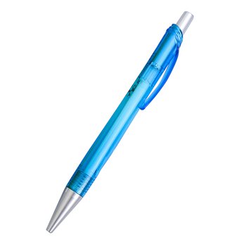 廣告筆-彩色半透單色原子筆-五款筆桿可選禮品-工廠客製化印刷贈品筆_1