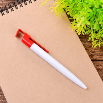 追劇神器廣告筆-按壓式白筆管推薦禮品-單色原子筆-採購客製印刷贈品筆_3