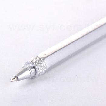 觸控筆-旋轉式測量尺-塑膠筆管原子筆可印刷logo_3