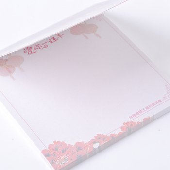 方型便條紙-封面彩色印刷上霧膜-50張內頁單色印刷便條紙_7