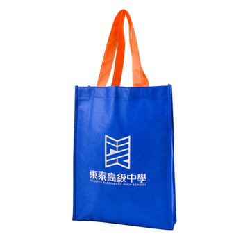 不織布環保購物袋-厚度80G-尺寸W25xH33xD8cm-單面單色印刷-推薦款_0