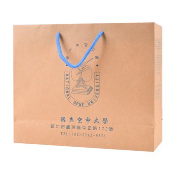 120P赤牛皮紙袋-32x27x11cm單色單面印刷手提袋-客製化紙袋設計_0