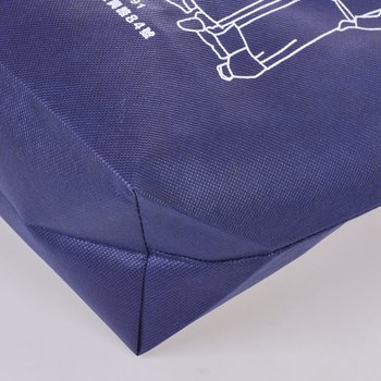 不織布環保購物袋-厚度80G-尺寸W27xH32xD13cm-雙面單色印刷(塑膠扣)_3