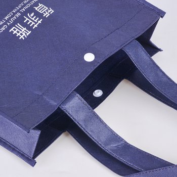 不織布環保購物袋-厚度80G-尺寸W24xH22xD8cm-雙面單色印刷_2
