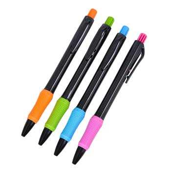 廣告筆-塑膠筆管環保禮品-四款可選- 單色原子筆_0
