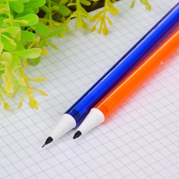 半透明管自動筆-附橡皮擦頭自動鉛筆-客製印刷贈品筆_2