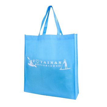 不織布環保購物袋-厚度80G-尺寸W39xH40xD13cm-單面單色印刷_0