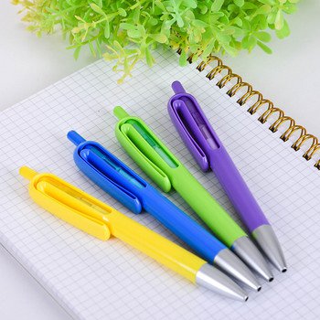 廣告筆-按壓式塑膠筆管推薦禮品-單色原子筆-客製化贈品筆_5