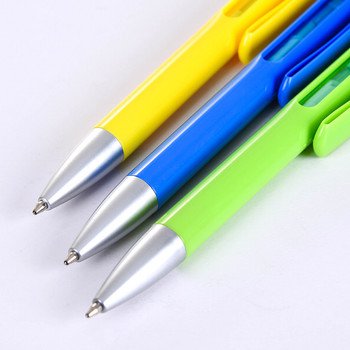 廣告筆-按壓式塑膠筆管推薦禮品-單色原子筆-客製化贈品筆_2