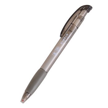 廣告筆-造型防滑白透明桿單色原子筆-二款筆桿可選-工廠客製化印刷贈品筆_3