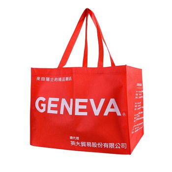 不織布環保購物袋-厚度100G尺寸W42*H32*D32-單色四面不共版印刷_0