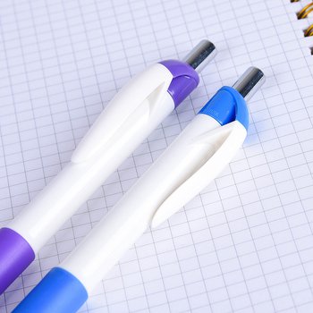 廣告筆-按壓式塑膠筆管推薦禮品 -單色原子筆-客製化贈品筆_2