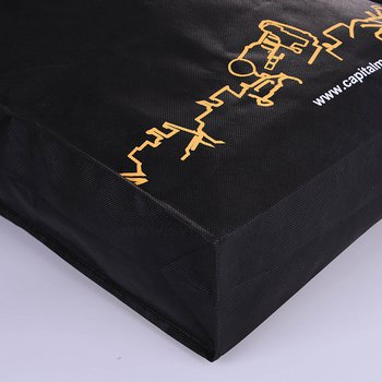 不織布環保購物袋-厚度90G尺寸W33*H37*D11-雙色雙面不共版印刷_2