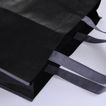 不織布環保購物袋-厚度80G尺寸W35*H30*D10-單面單色印刷_3
