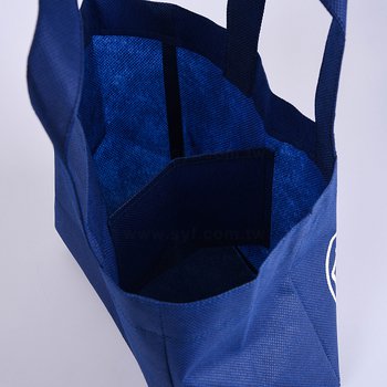 不織布環保購物袋-厚度80G尺寸W20xH10xD15cm-雙色單面印刷-推薦款_2