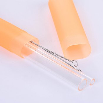 耐熱玻璃吸管19.5cm/4入組-可客製化印刷LOGO_3