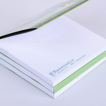 三層封卡式便利貼-封面雙面4色印刷-7.5x7.5cm內頁彩色印刷便利貼_3