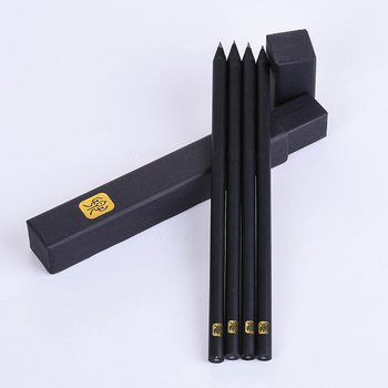 鉛筆-黑紙方筒廣告印刷禮品-環保廣告筆-採購客製印刷贈品筆_3