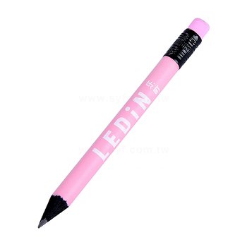 黑木鉛筆-原木環保禮品-短筆桿印刷廣告筆-附橡皮擦頭-採購批發製作贈品筆_0