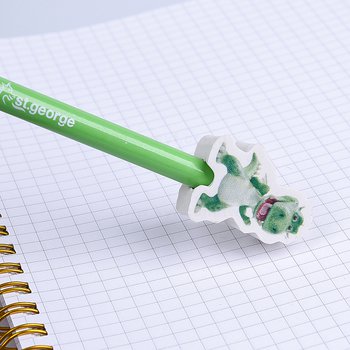 橡皮擦鉛筆-造型廣告筆- 公仔娃娃筆管禮品-採購客製印刷贈品筆_2