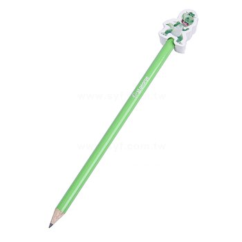 橡皮擦鉛筆-造型廣告筆- 公仔娃娃筆管禮品-採購客製印刷贈品筆_0