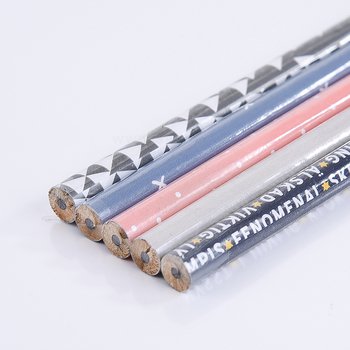 滿版彩印包紙印刷環保鉛筆-圓形橡皮擦頭印刷廣告筆-採購批發製作贈品筆_1