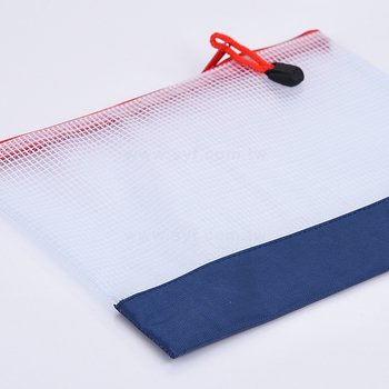 單層拉鍊袋-牛津布加PVC網格W24xH18cm-雙色單面印刷-可印刷logo_6