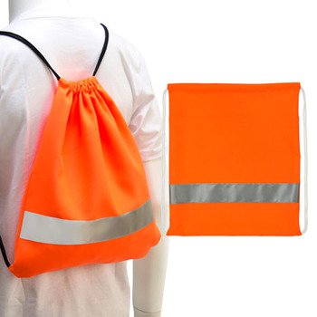 斜紋布後背包-150D/可選色/加反光條-單面單色束口背包_1
