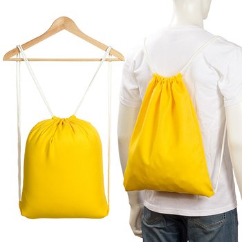 斜紋布後背包-大 150D/可選色-單面單色束口背包_1
