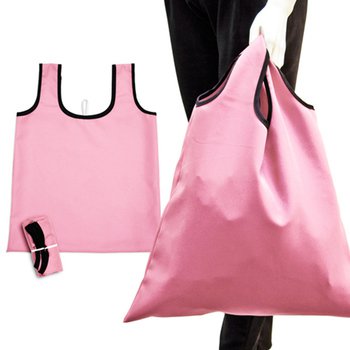 單價最低-手提摺疊環保袋-150D斜紋布/可選色-單面單色印刷購物袋_3