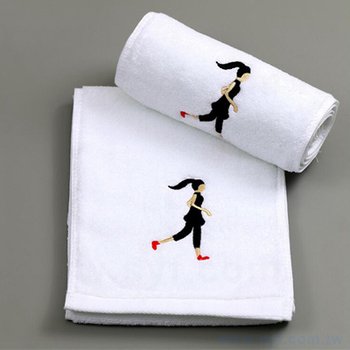 刺繡運動毛巾-毛巾印刷-可客製化印刷LOGO或宣傳標語_0