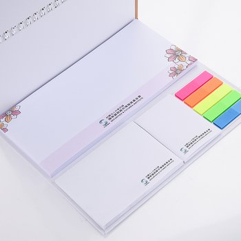 四合一立多功能硬殼日曆-彩色印刷上霧膜-內頁彩色印刷便利貼_3